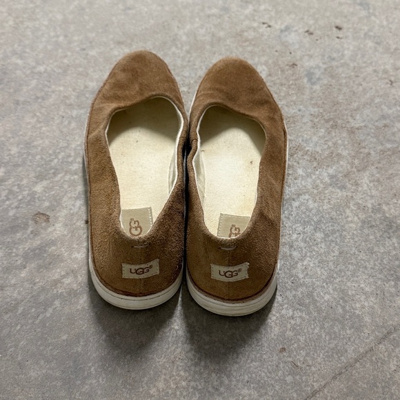UGG Kammi Suede Slip On Flat Shoe Chestnut 7.5 - Picture 2 of 5